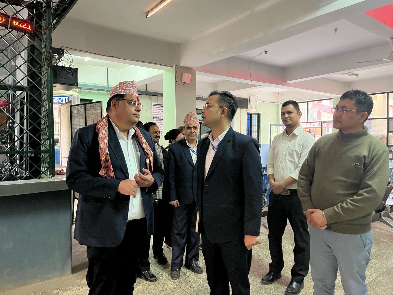 Mr. Secretary Dr. Vishwa Bandhu Bagale visited Damauli Hospital 2081-11-25